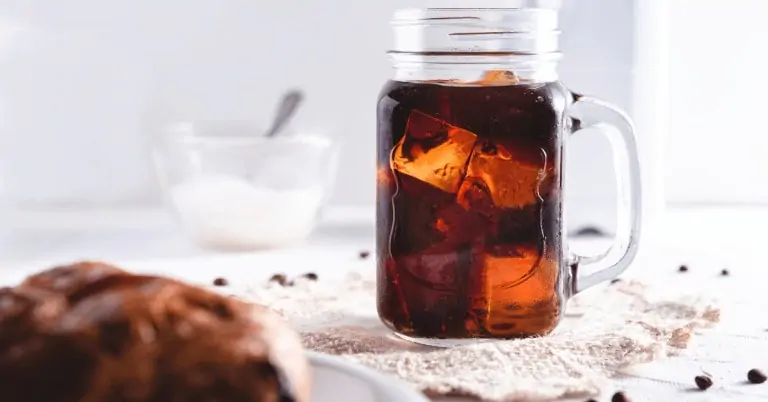 cold brew in a jar