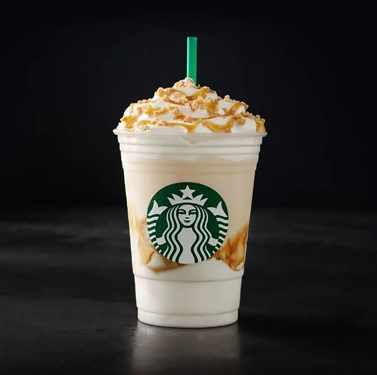 Caramel Ribbon Crunch Creme Frappuccino