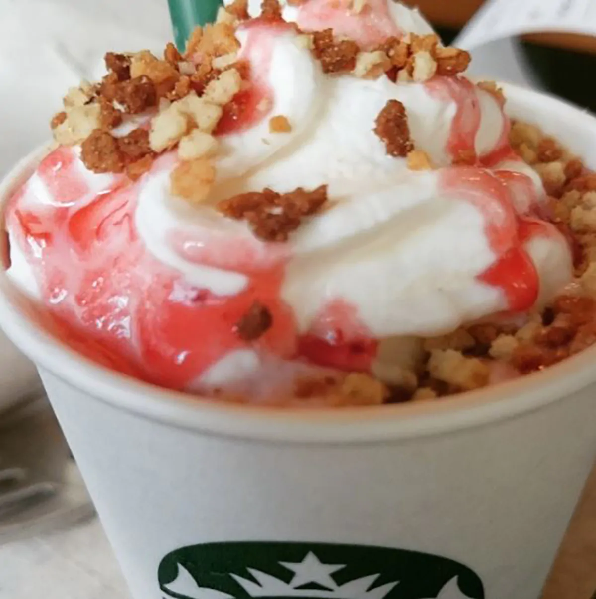 Strawberry Cheesecake Frappuccino