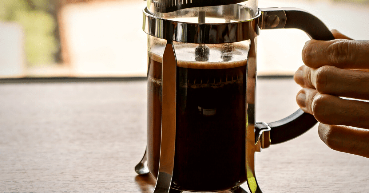 foam in french press