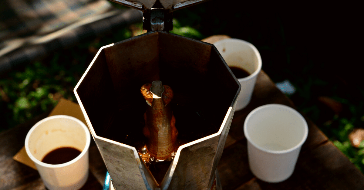 six cup size moka pot