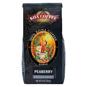 KOA Coffee Kona Peaberry Medium Roast