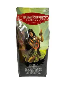 Vanilla Macadamia Flavored Coffee, 10% Hawaiian Blend  