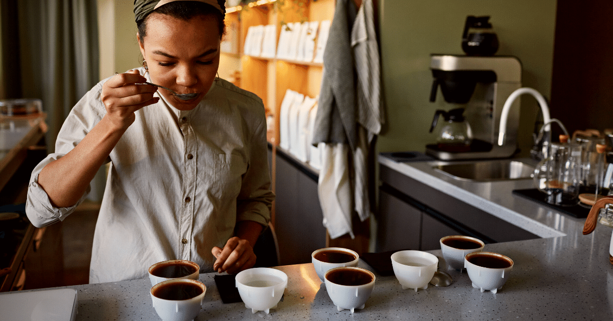 tasting component of coffee