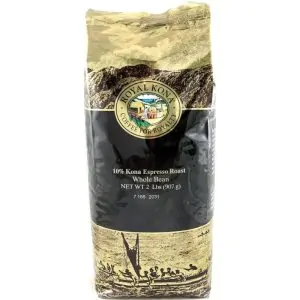 Royal Kona Espresso Roast 10% Kona Coffee Blend 