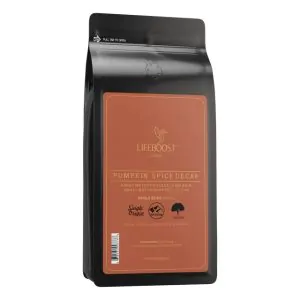 Lifeboost Pumpkin Spice Decaf Coffee